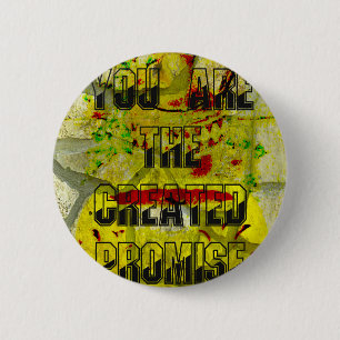 Golden Promise: The Golden Script of Destiny 2 Inch Round Button