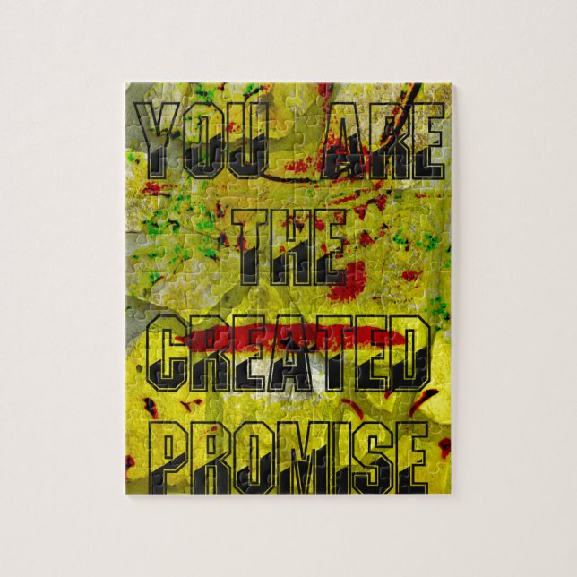 Golden Promise: The Golden Script of Destiny Jigsaw Puzzle (Vertical)