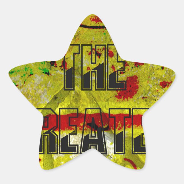 Golden Promise: The Golden Script of Destiny Star Sticker (Front)