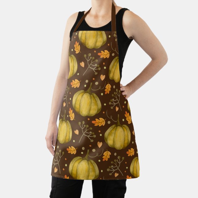 Golden Pumpkins Apron (Insitu)