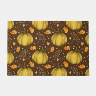 Golden Pumpkins Doormat