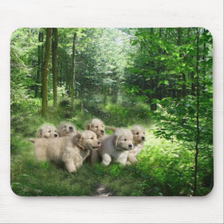 Golden Puppies Mousepad