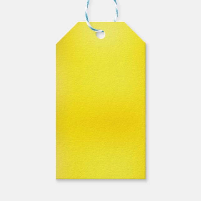 Golden Quiet Gift Tags (Front)