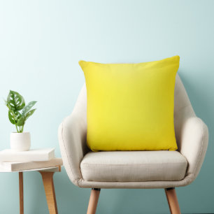 Golden Quiet Throw Pillow