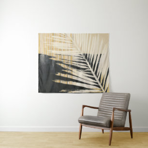 Golden Raffia - Palm Fronds Tapestry