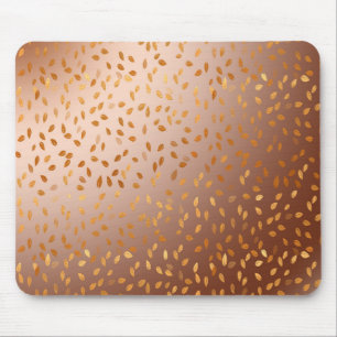 Golden rain mouse pad