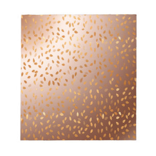 Golden rain notepad