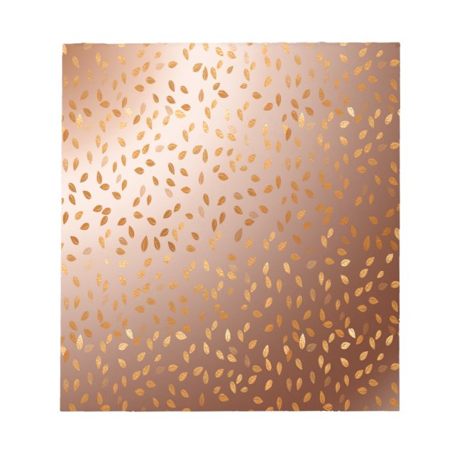 Golden rain notepad (Front)