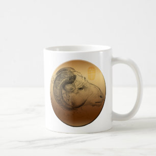 Golden Ram Année Astrologie chinoise Zodiac Mug