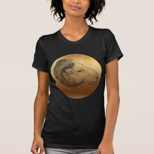 Golden Ram Year Chinese Astrology Zodiac Women BT T-Shirt