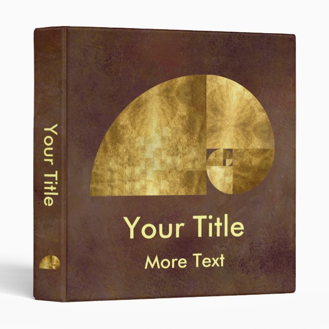 Golden Ratio Binder (Front/Spine)