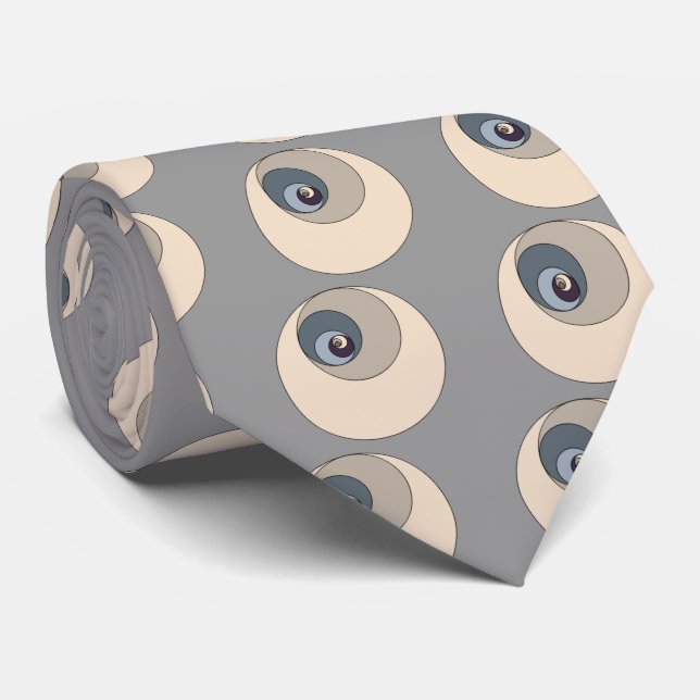 Golden Ratio Circles Tie (Rolled)