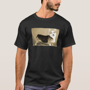 Golden Ratio Corgi Fibonacci Spiral Math T-Shirt