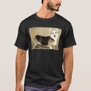 Golden Ratio Corgi Fibonacci Spiral Math Tee