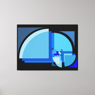Golden Ratio Deconstructed Poster Canvas Print