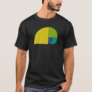 Golden Ratio Elephant Fibonacci Spiral 1 Fan F T-Shirt