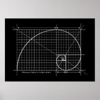 Golden Ratio, Fibonacci Spiral, Drawing