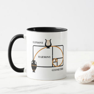 Golden Ratio Greece: Euphony, Harmony, Geometry Mug