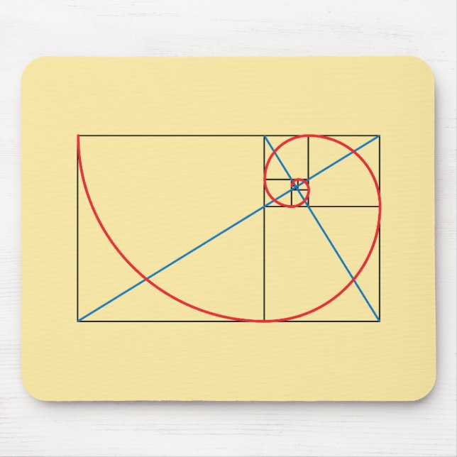Golden Ratio Mouse Pad (Front)
