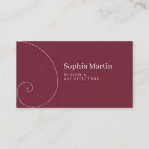 Golden Ratio Sage QR Code Business Card