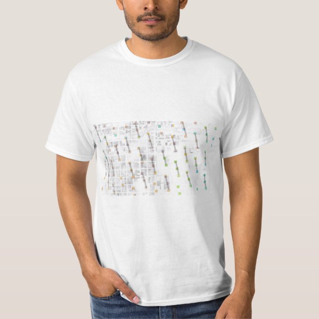 golden ratio sampling: Map of Chicago T-Shirt (Front)