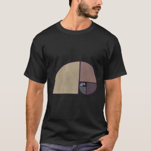 Golden Ratio Spiral Art Fibonacci Spiral Fauvism D T-Shirt
