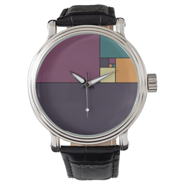 Golden Ratio Squares Watch (Front)
