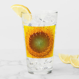 Golden Ratio Sunflower glass cup