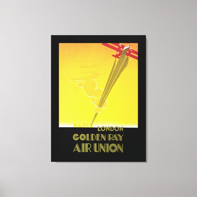 Golden Ray Air Union Canvas Print (Front)