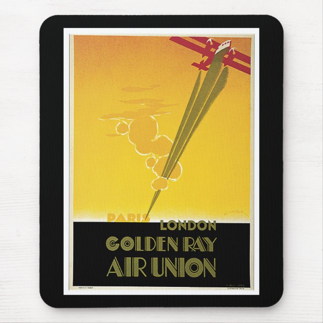 Golden Ray Air Union Mouse Pad (Front)