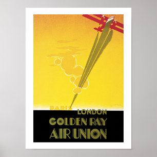 Golden Ray ~ Air Union Poster