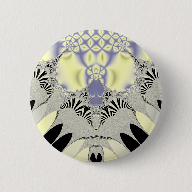 Golden Rays 2 Inch Round Button (Front)
