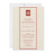Golden Rectangle Double Happiness Chinese Wedding