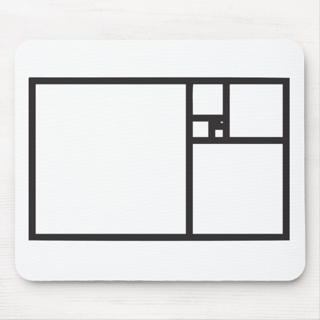 Golden Rectangle Mouse Pad (Front)