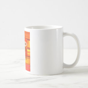 Golden Red African Traditional Colours Funny Am bo Coffee Mug