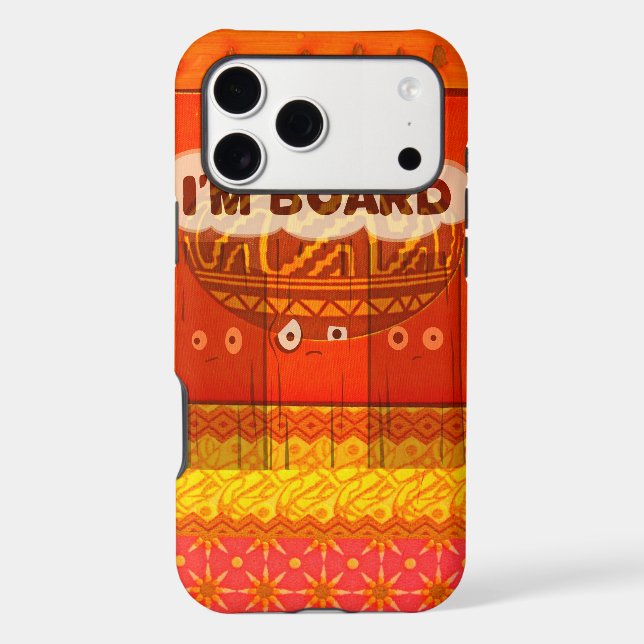 Golden Red African Traditional Colours Print (Back)