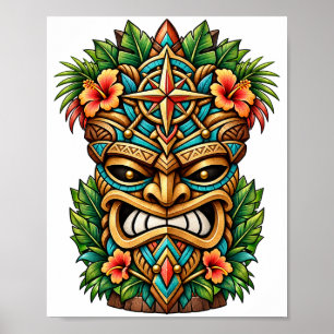 Golden Reef Tiki Guardian Poster