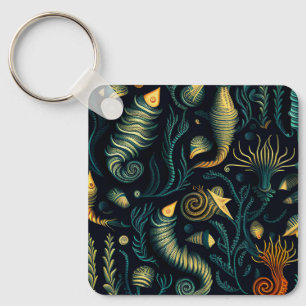 Golden Reefs Keychain