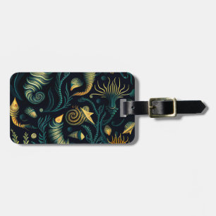 Golden Reefs Luggage Tag