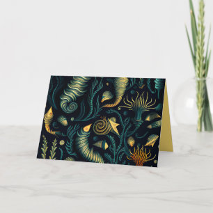 Golden Reefs Note Card