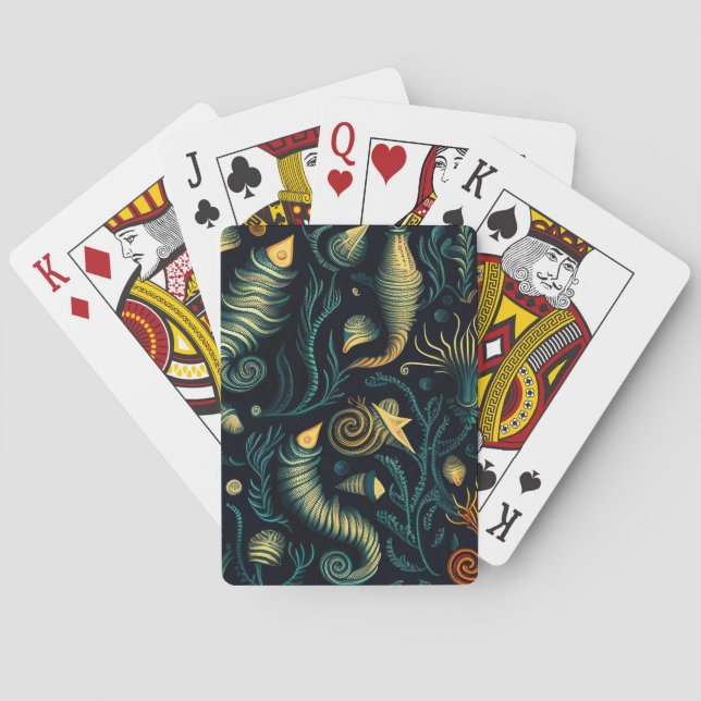 Golden Reefs Playing Cards (Back)
