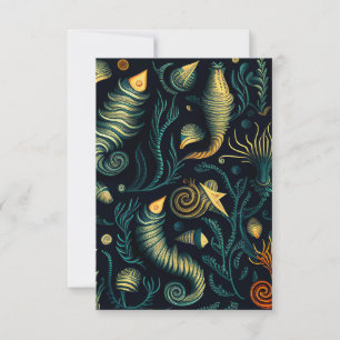 Golden Reefs Thank You Card