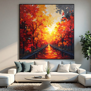 Golden Reflections Canvas Print