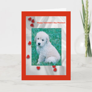 Golden Retreiever Love Valentine Card