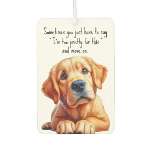 Golden Retreiver Air Freshener