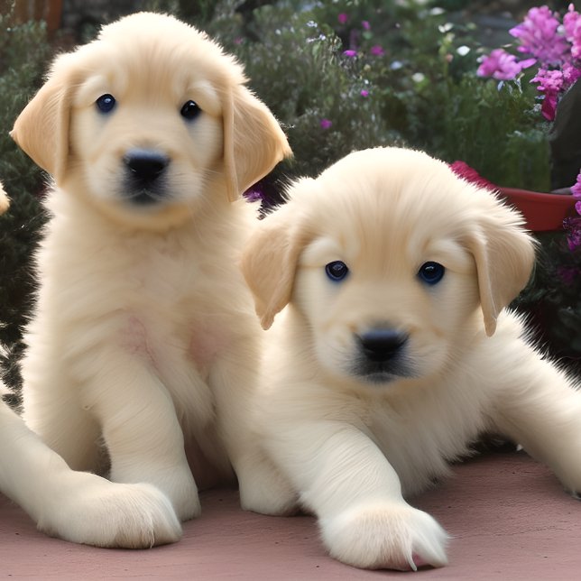 Golden Retreiver Puppies Jigsaw Puzzle (Creator Uploaded)