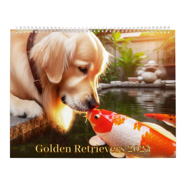 Golden Retriever 2025 Calendar (Cover)