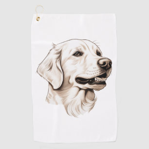 Golden Retriever 2 Golf Towel