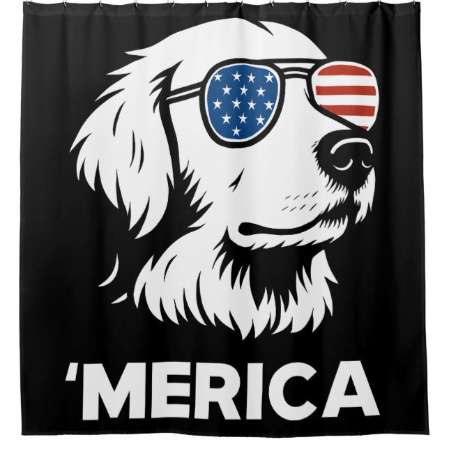 Golden Retriever 4th Of July Merica (Front)