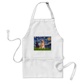 Golden Retriever 8 - Starry Night Standard Apron